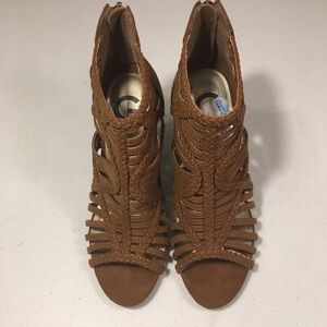 G by Guess Booties Brown Size 7M